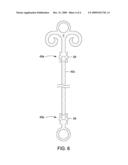 Metal Baluster With Ornamental Ends diagram and image