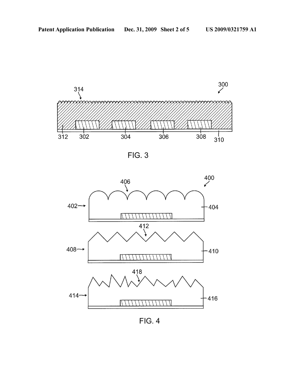 SURFACE-TEXTURED ENCAPSULATIONS FOR USE WITH LIGHT EMITTING DIODES - diagram, schematic, and image 03