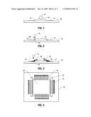 Securing integrated circuit dice to substrates diagram and image