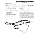 Dual Strap Eyewear and Identification Strap Holder diagram and image