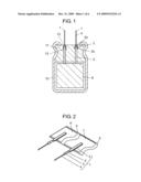 CAPACITOR LEAD WIRE, ITS MANUFACTURING METHOD, AND CAPACITOR USING THE SAME diagram and image