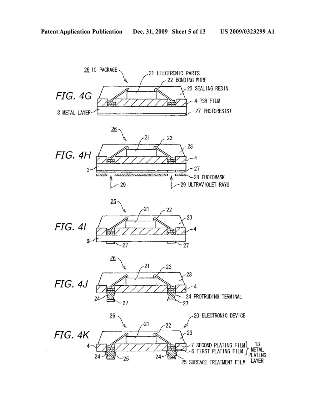 ELECTRONIC DEVICE SUBSTRATE, ELECTRONIC DEVICE AND METHODS FOR MAKING SAME - diagram, schematic, and image 06