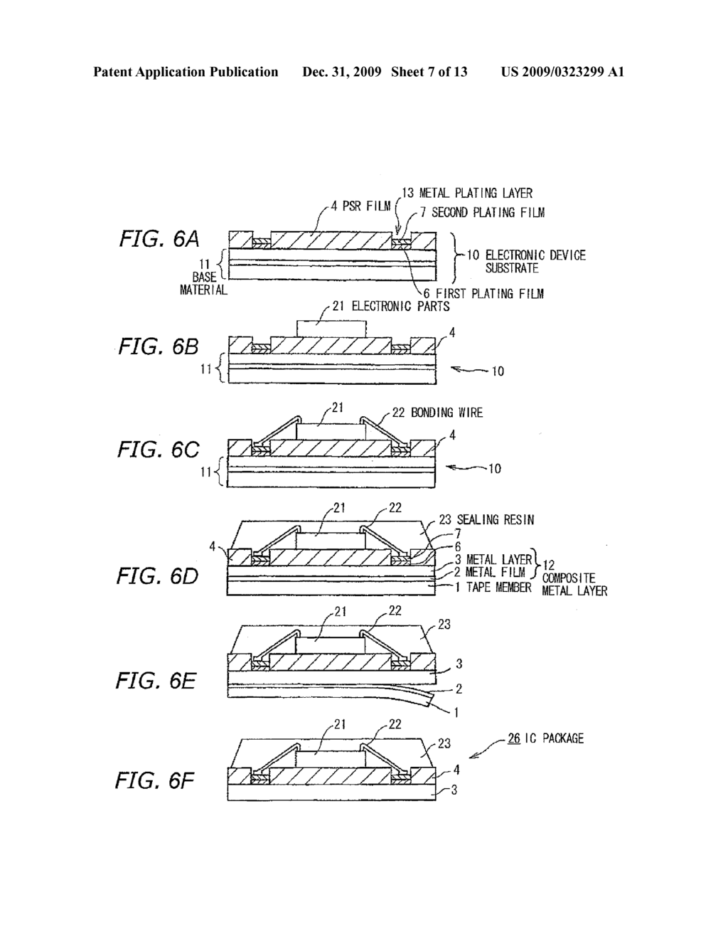 ELECTRONIC DEVICE SUBSTRATE, ELECTRONIC DEVICE AND METHODS FOR MAKING SAME - diagram, schematic, and image 08