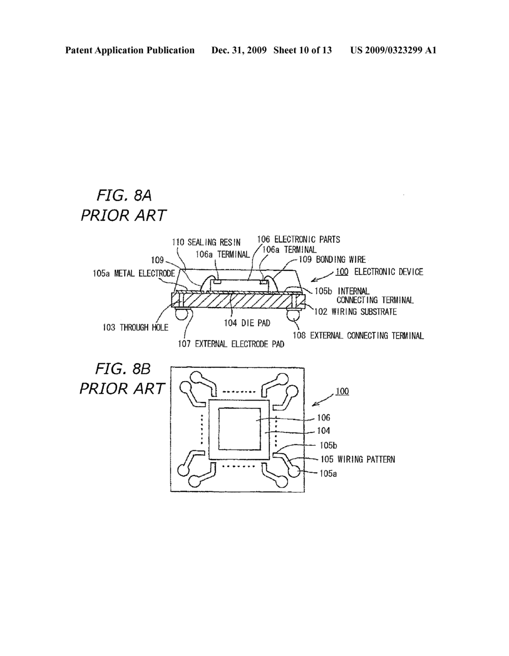 ELECTRONIC DEVICE SUBSTRATE, ELECTRONIC DEVICE AND METHODS FOR MAKING SAME - diagram, schematic, and image 11