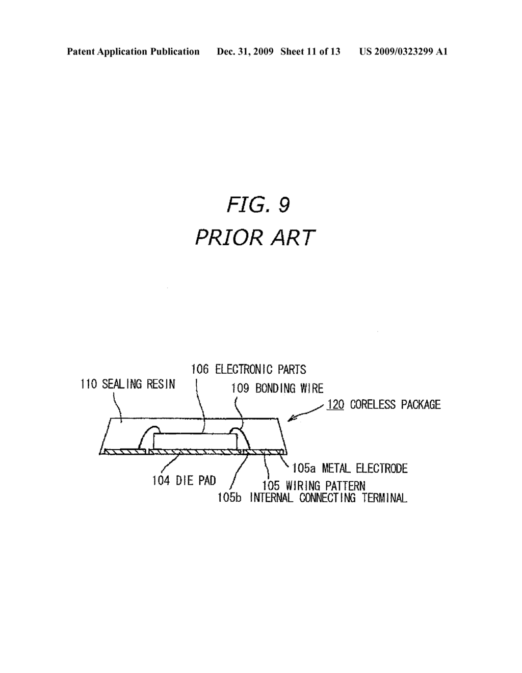 ELECTRONIC DEVICE SUBSTRATE, ELECTRONIC DEVICE AND METHODS FOR MAKING SAME - diagram, schematic, and image 12