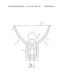 HIGH-INTENSITY DISCHARGE LAMP FOR SPOT LIGHTING diagram and image