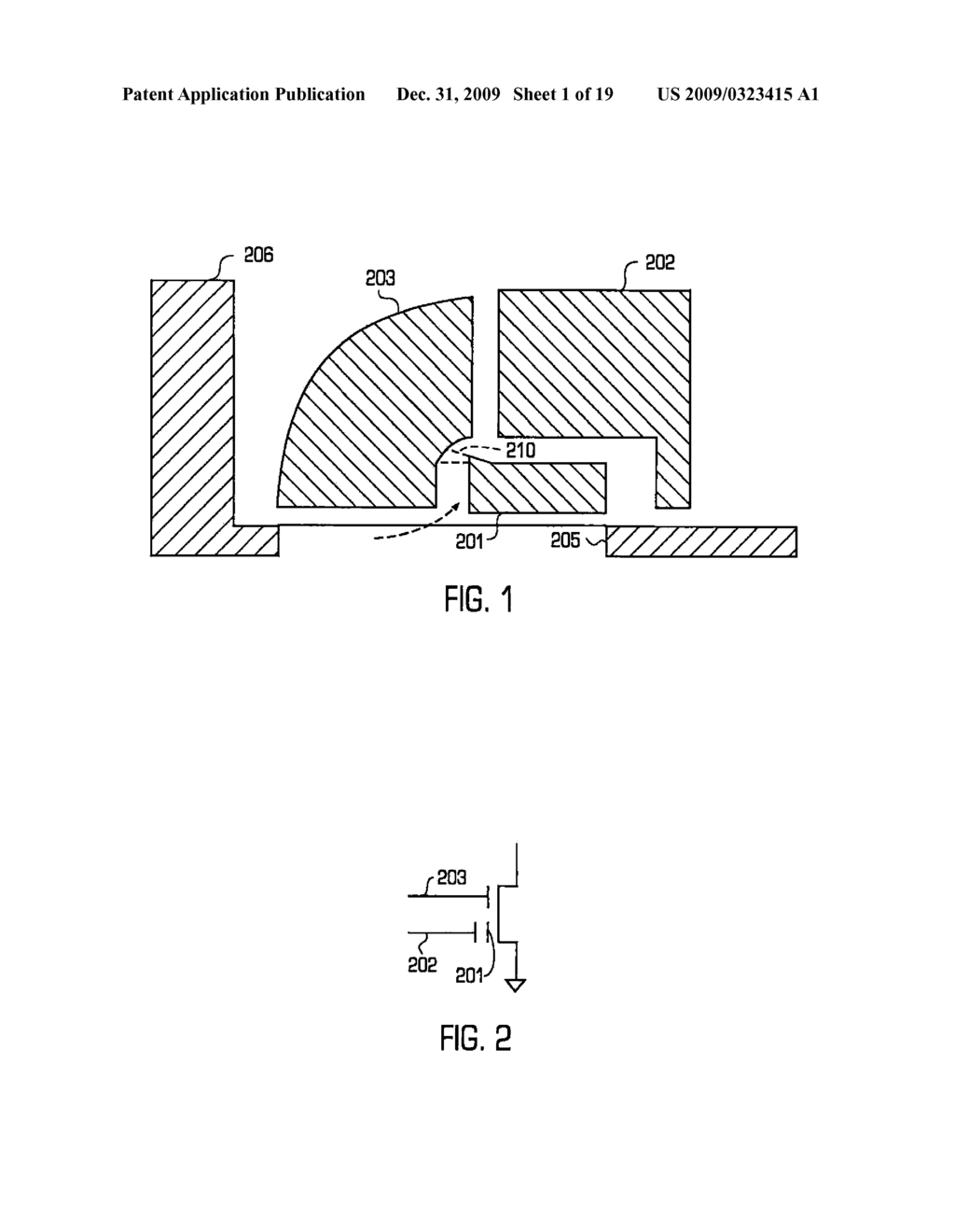 FLASH MEMORY ARRAY SYSTEM INCLUDING A TOP GATE MEMORY CELL - diagram, schematic, and image 02