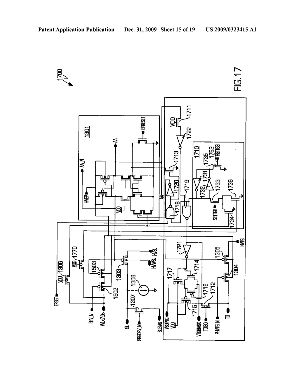 FLASH MEMORY ARRAY SYSTEM INCLUDING A TOP GATE MEMORY CELL - diagram, schematic, and image 16