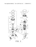 Water temperature indicating device for bath, shower and the like diagram and image