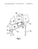 Sealing arrangement in a gas turbine engine diagram and image