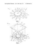 Impeller with Hybrid Blades for Blowers diagram and image