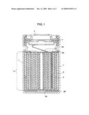 LITHIUM ION SECONDARY BATTERY diagram and image