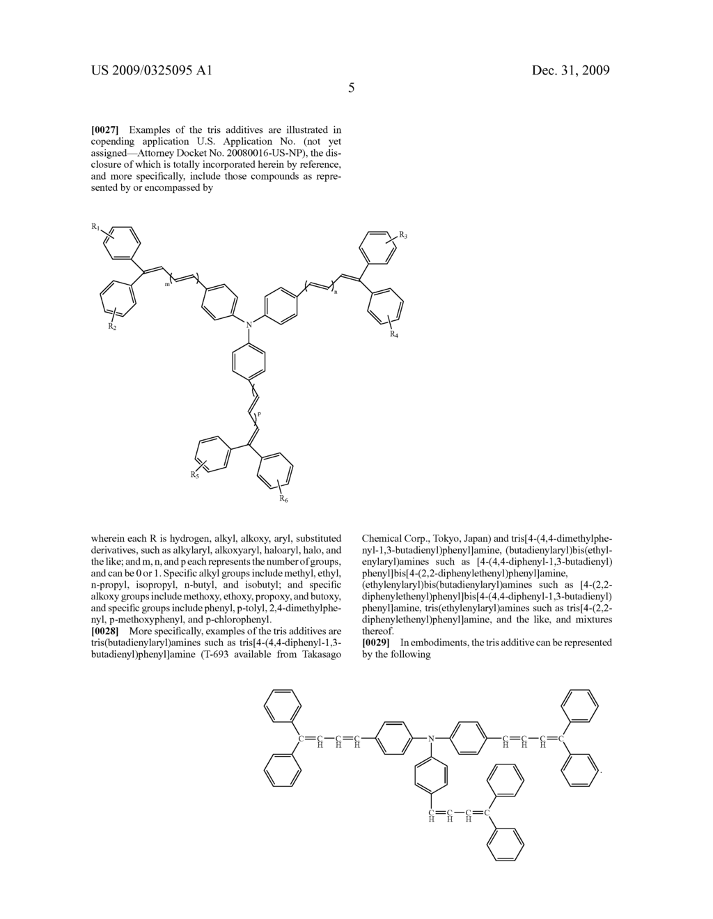 TRIS AND BIS(ENYLARYL)ARYLAMINE MIXTURES CONTAINING PHOTOCONDUCTORS - diagram, schematic, and image 06