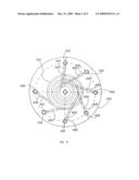 METHOD AND BURNER FOR MANUFACTURING A GLASS OPTICAL FIBRE PREFORM BY VAPOUR DEPOSITION diagram and image