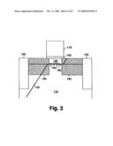 METHOD OF REDUCING DISLOCATION-INDUCED LEAKAGE IN A STRAINED-LAYER FIELD-EFFECT TRANSISTOR diagram and image