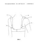 BRA STRAP WITH STABILIZING MATERIAL diagram and image