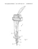 APPARATUS FOR INSERTING A SURGICAL DEVICE AT LEAST PARTIALLY THROUGH A WOUND OPENING diagram and image