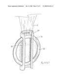 APPARATUS FOR INSERTING A SURGICAL DEVICE AT LEAST PARTIALLY THROUGH A WOUND OPENING diagram and image