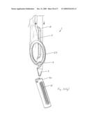 APPARATUS FOR INSERTING A SURGICAL DEVICE AT LEAST PARTIALLY THROUGH A WOUND OPENING diagram and image