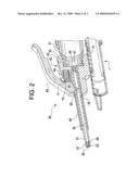 Syringe-attached topical anesthetic dispenser diagram and image