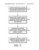 POSITIONING AND REALIZING OF VIRTUALIZED VISIBLE CONTENT WITHIN A VIEWPORT diagram and image