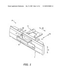 PANEL ATTACHMENT STRUCTURE FOR DISK TRAY diagram and image