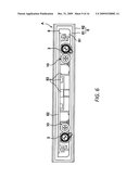 PANEL ATTACHMENT STRUCTURE FOR DISK TRAY diagram and image