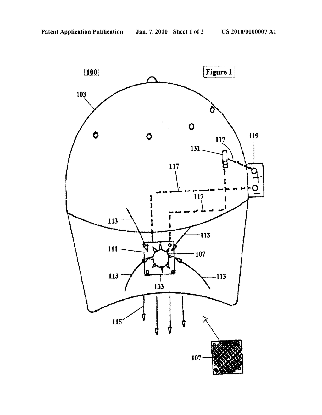 Hat with a Fan and Filter - diagram, schematic, and image 02