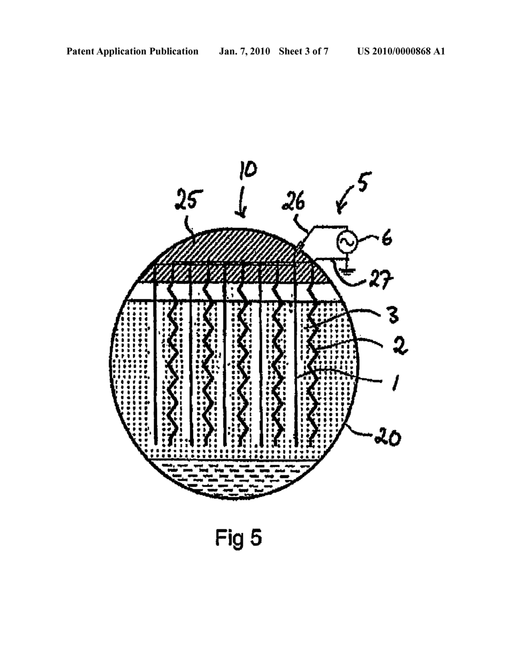 METHOD FOR FABRICATING A SHEET-SHAPED ELECTRODE AND A SHEET-SHAPED ELECTRODE FOR AN ELECTROSTATIC COALESCING DEVICE - diagram, schematic, and image 04