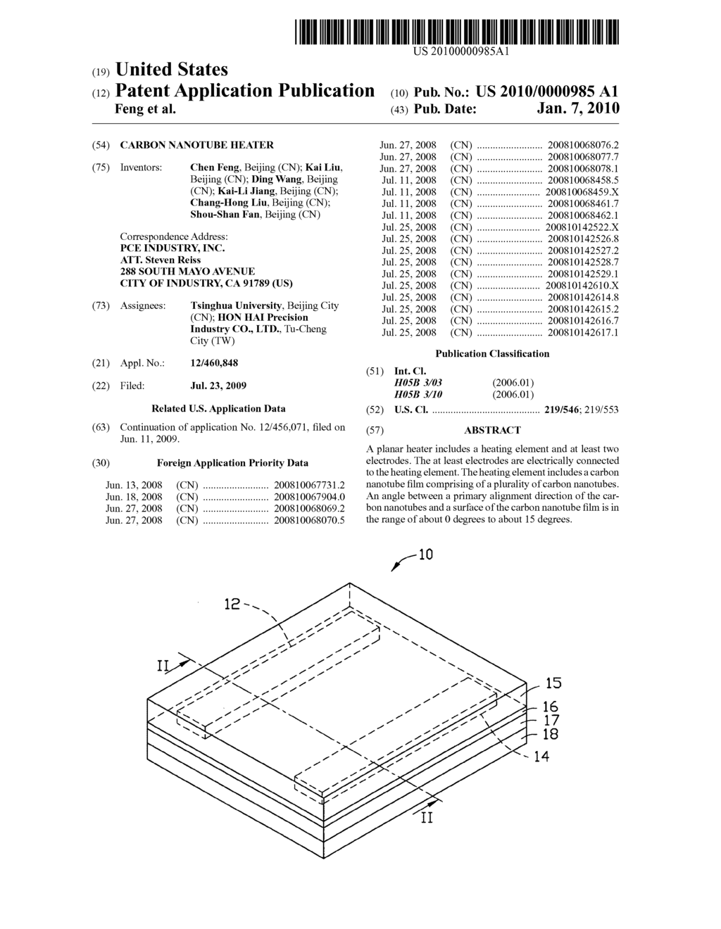 Carbon nanotube heater - diagram, schematic, and image 01