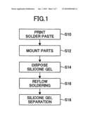 SOLDERING METHOD, ELECTRONIC PART, AND PART-EXCHANGING METHOD diagram and image