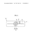 ELECTRONIC DEVICE, ELECTRONIC APPARATUS MOUNTED WITH ELECTRONIC DEVICE, ARTICLE EQUIPPED WITH ELECTRONIC DEVICE AND METHOD OF PRODUCING ELECTRONIC DEVICE diagram and image