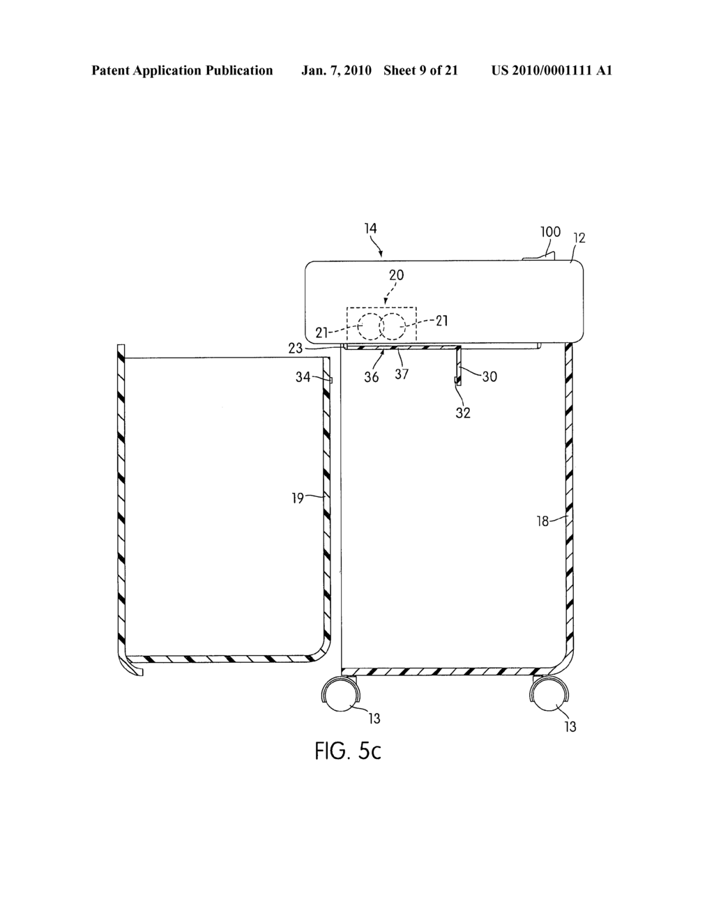 UNDERSIDE PARTICLE FLAP FOR SHREDDER - diagram, schematic, and image 10