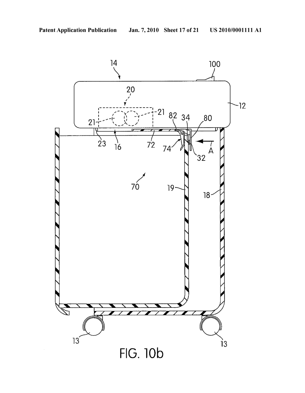 UNDERSIDE PARTICLE FLAP FOR SHREDDER - diagram, schematic, and image 18