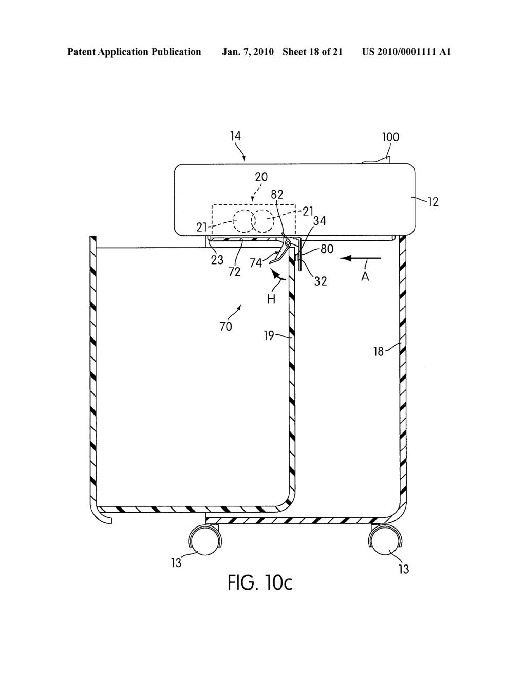 UNDERSIDE PARTICLE FLAP FOR SHREDDER - diagram, schematic, and image 19