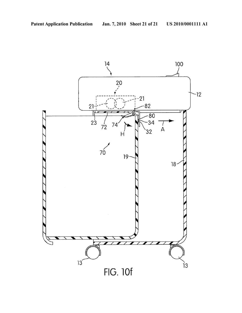 UNDERSIDE PARTICLE FLAP FOR SHREDDER - diagram, schematic, and image 22