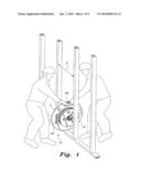 DISPENSER FOR COILED MATERIALS diagram and image