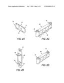 Cam lock for cantilever mounting device diagram and image