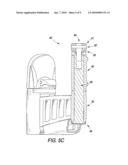 Cam lock for cantilever mounting device diagram and image