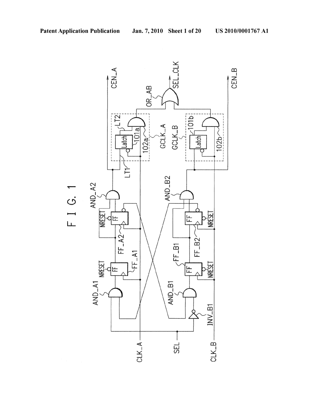CLOCK SIGNAL SELECTION CIRCUIT - diagram, schematic, and image 02