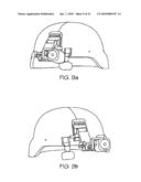 Helmet mounted modular night vision enhancement apparatus diagram and image