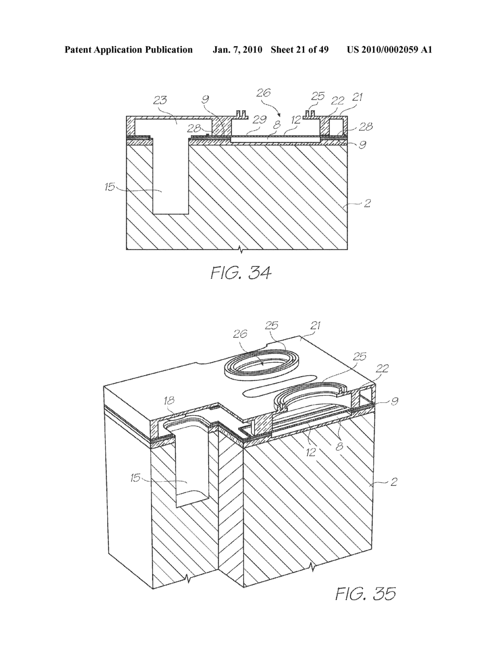 Inkjet Thermal Actuator With Parallel Current Paths - diagram, schematic, and image 22