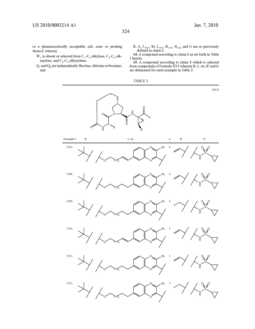 QUINOXALINE-CONTAINING COMPOUNDS AS HEPATITIS C VIRUS INHIBITORS - diagram, schematic, and image 325