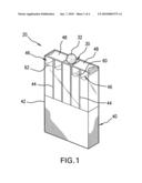 Candy dispenser with hard candy dipping pop diagram and image