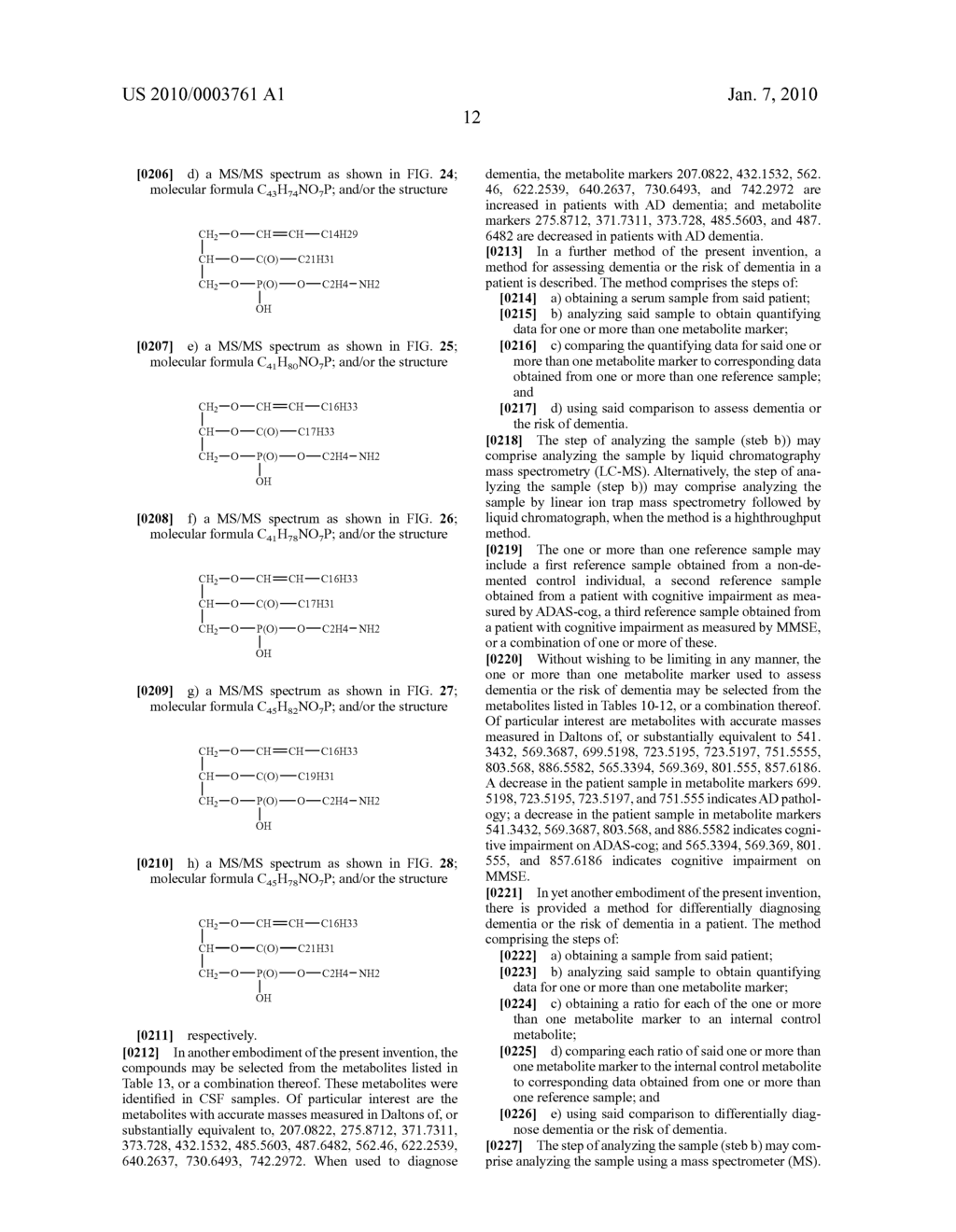 METHODS FOR THE DIAGNOSIS OF DEMENTIA AND OTHER NEUROLOGICAL DISORDERS - diagram, schematic, and image 51