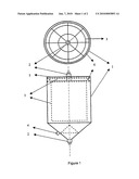 Integral honey centrifuge or extractor from frames, combs, opercula and similar, and process for honey extraction diagram and image