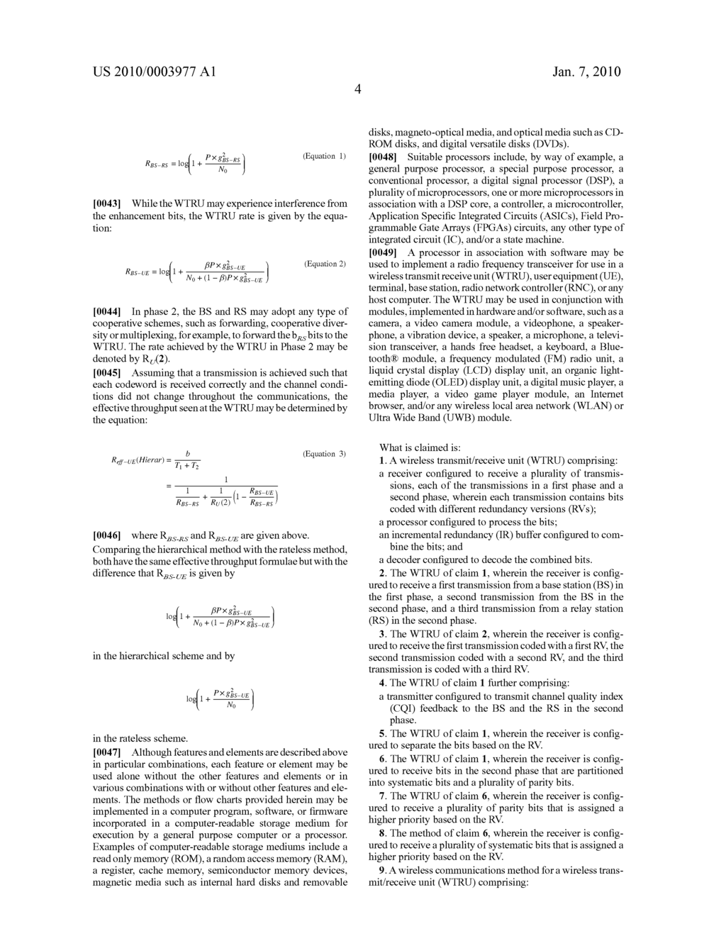 METHOD AND APPARATUS FOR USE IN COOPERATIVE RELAYS USING INCREMENTAL REDUNDANCY AND DISTRIBUTED SPATIAL MULTIPLEXING - diagram, schematic, and image 14