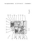 TRANSMISSION DEVICE WITH AT LEAST ONE PLANETARY GEARSET AND A FRICTIONAL SHIFT ELEMENT diagram and image