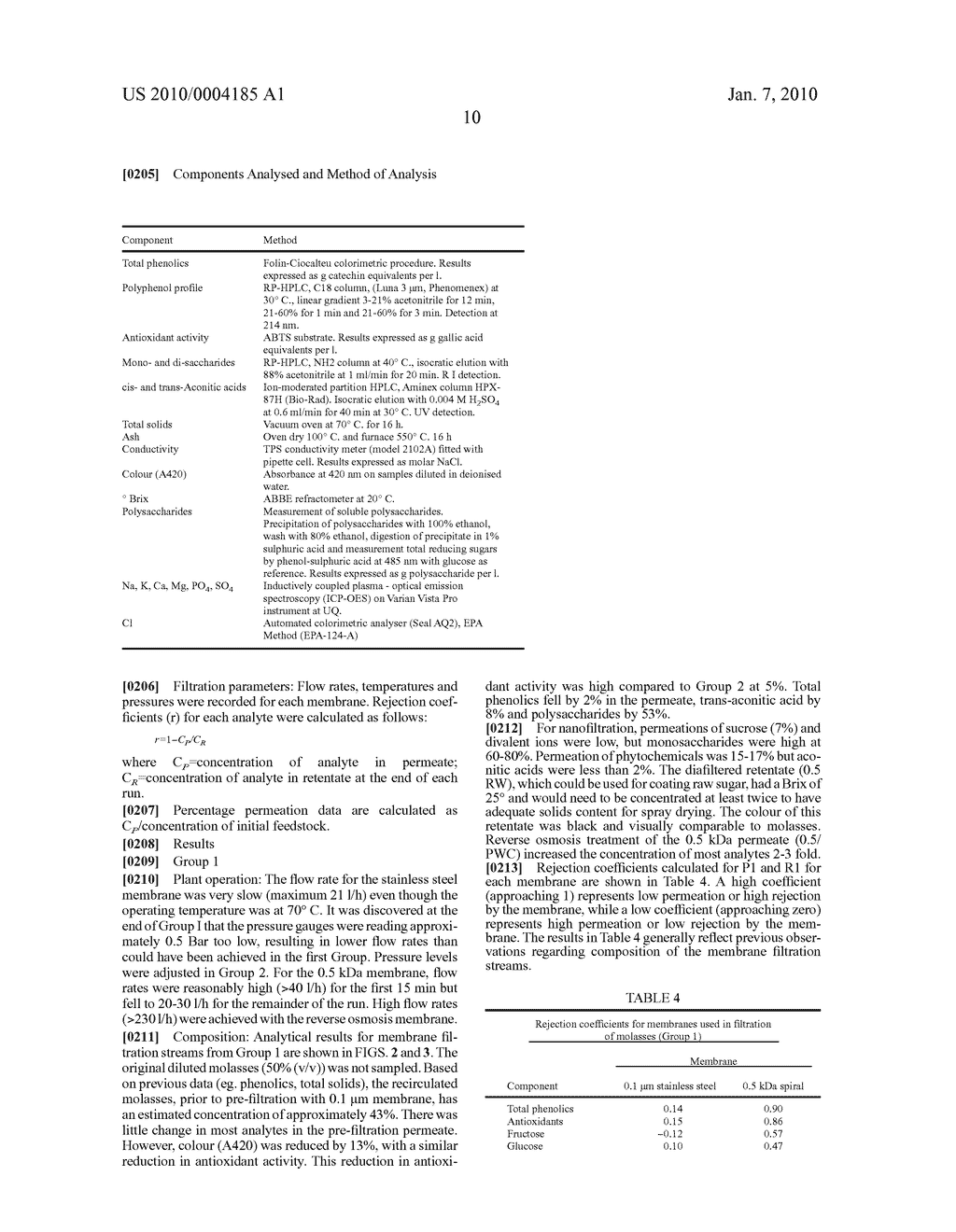 EXTRACTS DERIVED FROM SUGAR CANE AND A PROCESS FOR THEIR MANUFACTURE - diagram, schematic, and image 35