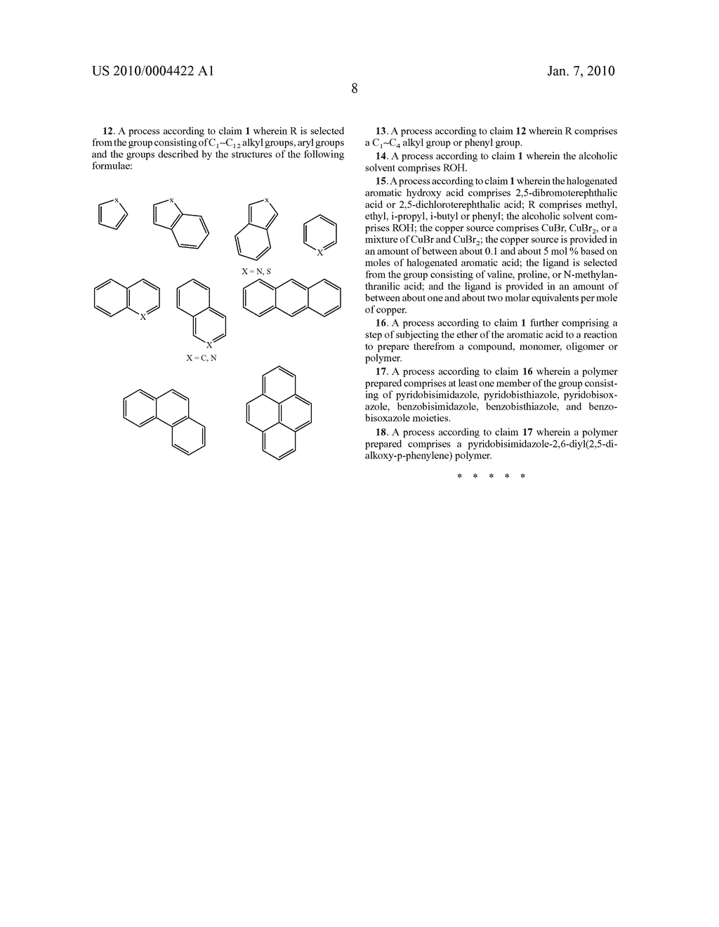 PROCESS FOR THE SYNTHESIS OF ETHERS OF AROMATIC ACIDS - diagram, schematic, and image 09
